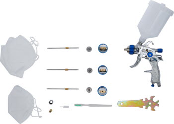 Pistolet De Peinture Pneumatique Avec Buses De Pulv Risation